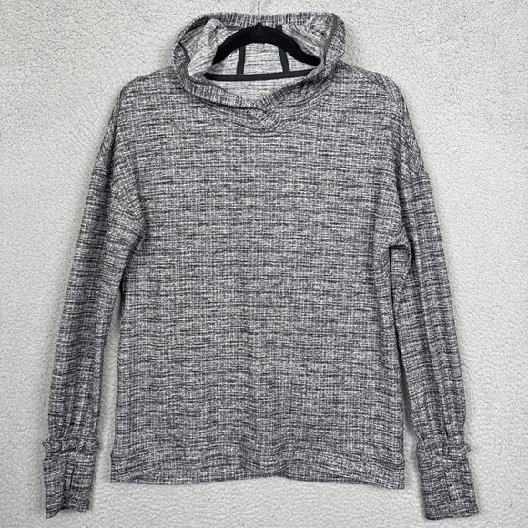 Lululemon Hoodie Womens 8* Gray Extra Mile Running Luon Stretch Performance Yoga - Picture 1 of 7